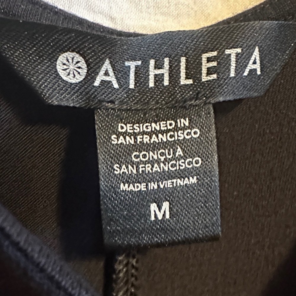 Athleta Nighttime Bliss Sleep Romper Women’s Medium Black - Picture 6 of 6